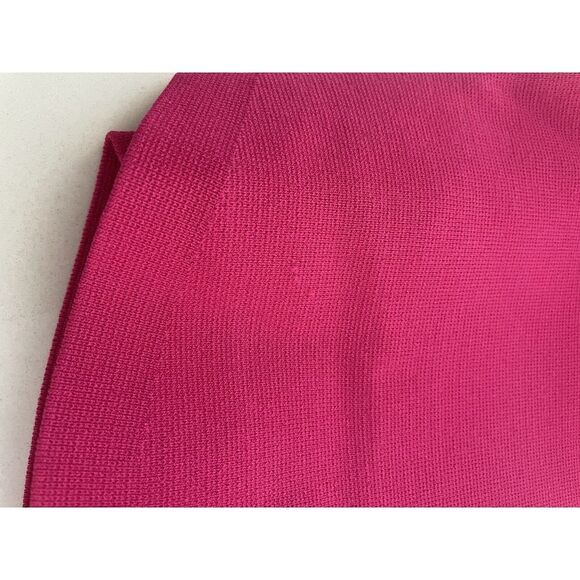 Knit Mock Neck Sleeveless Bodycon Stretch Hot Pink House of Harlow 1960 (M) NWT - Picture 9 of 9